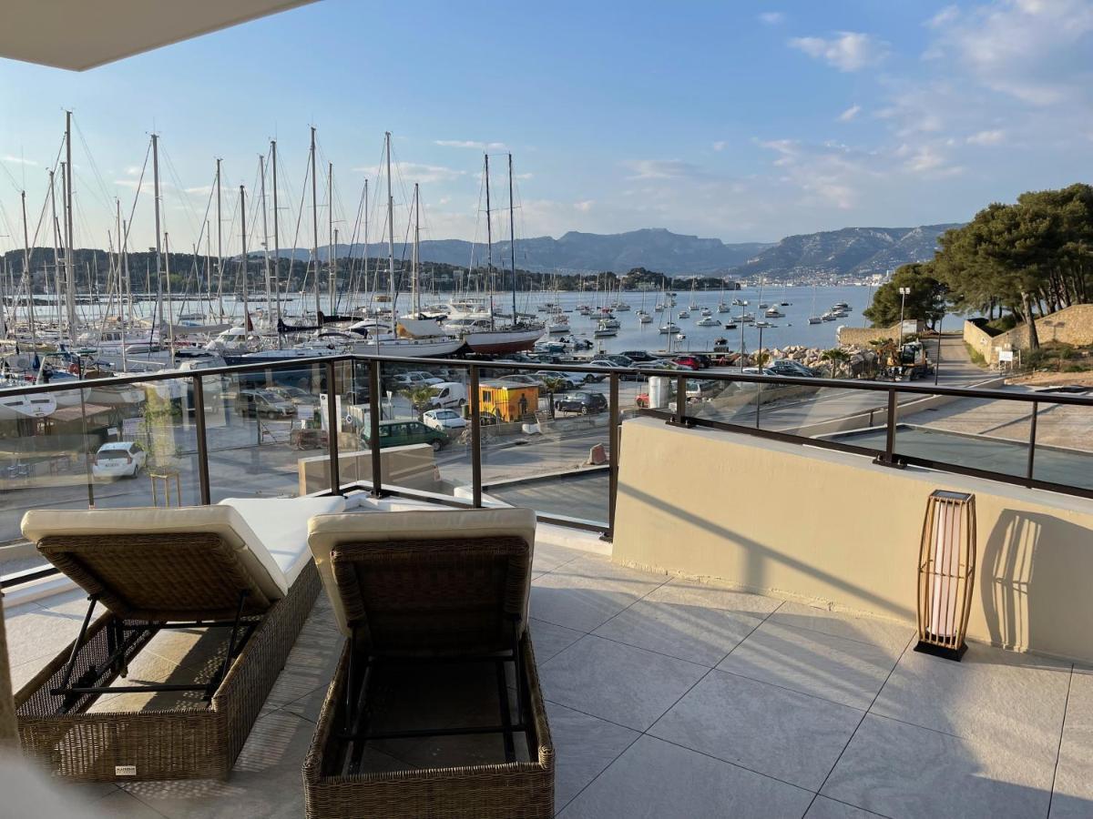 Superbe Appartement Bord De Mer Saint-Mandrier-sur-Mer Bagian luar foto